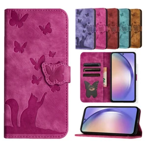 For iPhone 16 16e 15 14 Plus 13 12 Pro Max Wallet Case Leather Shockproof Cover - Picture 1 of 56