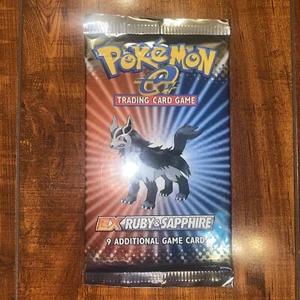 Pokemon EX Ruby & Sapphire HEAVY Booster Pack Mightyena Art Factory Sealed/New! - Picture 1 of 4