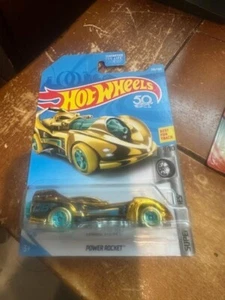 Hot Wheels Super Chromes Power Rocket #355 Gold 2018 - Imagen 1 de 1