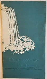 Parkway Inn Menu Niagara Falls USA Fallside Hotel Buffalo Avenue E1 - Picture 1 of 11