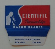 Vintage Razor Blade SCIENTIFIC Microscope One Wrapped Blade Seldom Seen