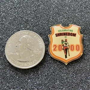 2000 Celebrating Shrinedom Shrine Shriners Masonic Pin Pinback #38842 - Picture 1 of 2