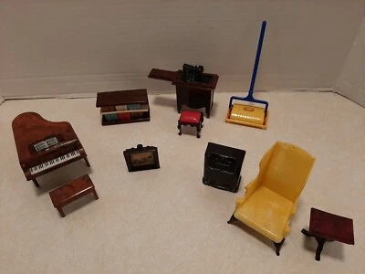 Ideal 10件1950年代客厅娃娃家具 — 第 1/4 张图片