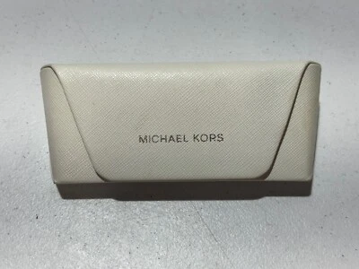 MICHAEL KORS GAFAS DE SOL DE CUERO AUTÉNTICO BLANCO, ESTUCHE Foto 1 de 4