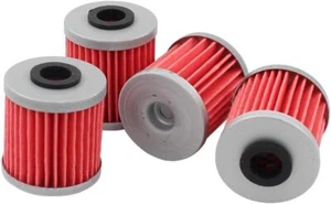Pack of 4 Oil Filter for Kawasaki KX250 KX250F KX450F Suzuki RMX450Z...  - Picture 1 of 4