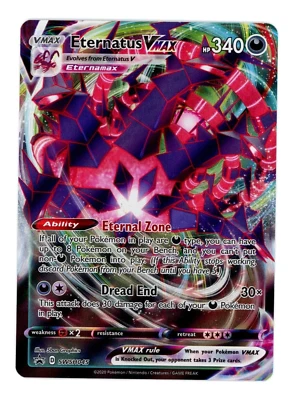 Pokemon Card - Eternatus VMAX SWSH045 Sword & Shield SWSH Black Star Promo Holo - Image 1 of 2