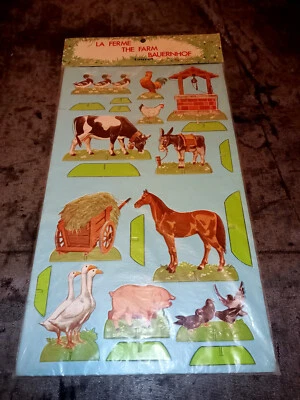 Ancien decorama TOURET LA FERME THE FARM BUERNHOF - sous blister  - Photo 1/4