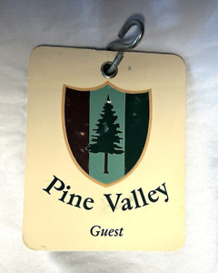 Pine Valley Golf Bag Tag Celebrity owned Philadelphia Phillies Royalty RARE item