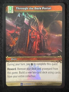 World of Warcraft Single Card Burning Crusade Promo Through the Dark Portal 3/3 - Picture 1 of 2
