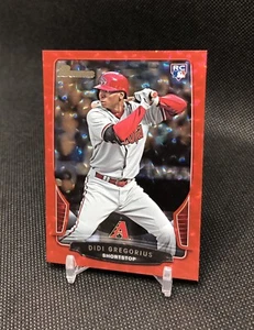 2013 Bowman Didi Gregorius /25 RED ICE COLOR MATCH HOBBY EXCLUSIVE SSP RC No. 19 - Picture 1 of 16