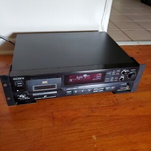 Sony DTC-A7 DAT Tape Recorder w/ Rack Mount Ears-Powers on Untested