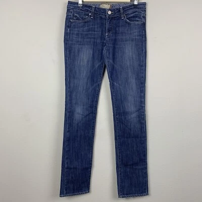 Paige Blue Heights Women's size 28 Skinny Jeans Distressed Hem - Image 1 of 4