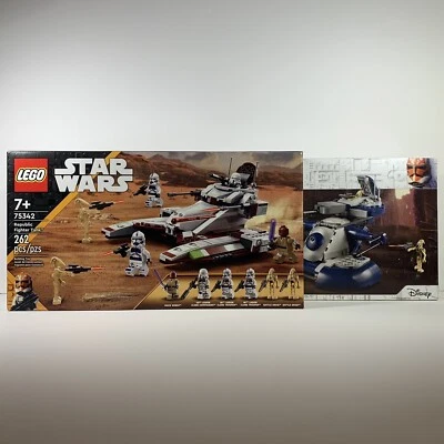 LEGO STAR WARS Republic Fighter Tank (75342) y tanque de asalto blindado (75283) ¡LOTE! Foto 1 de 4
