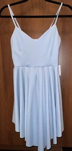 KTK Light Blue Spaghetti Strap Dress NWT Size M - Imagen 1 de 12