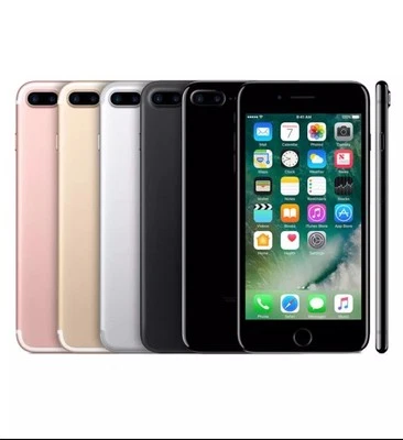 Apple iPhone 7 Plus (128GB) Fully Unlocked Jet Black (GSM) WIFI LTE - Image 1 of 2