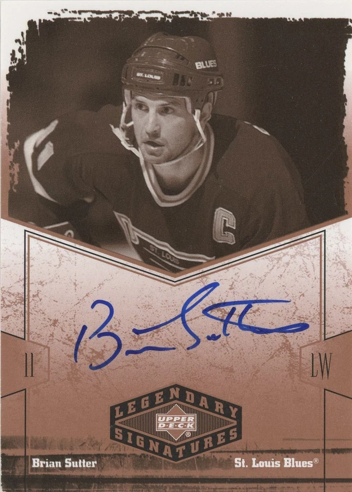 2004-05 Upper Deck Legendary Signatures Autographs Brian Sutter - Image 1 of 1