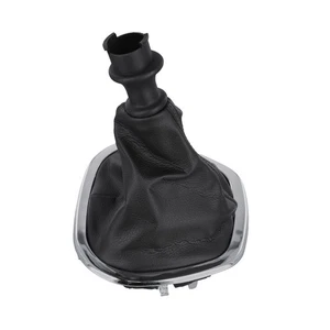 Gear Gaiter Cover For For Renault For For Trafic III 2014 2019 Black Leather - Picture 1 of 13
