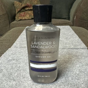 Bath & Body Works Lavendel & Sandelholz Duschgel Ganzkörperwäsche 10 Oz. - Bild 1 von 5