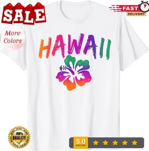 Hawaiian Beach Summer Family Vacation Retro Gift Unisex T-Shirt - Picture 1 of 14
