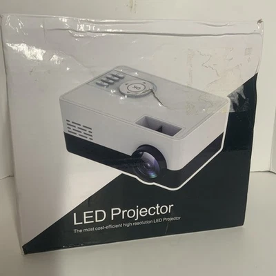 Desktop High Resolution LED Projector With HDMI,  Audio/Video with USB Imputs - Image 1 of 4