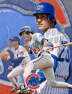Chicago Cubs Lithograph print of Ryne Sandberg 2020 - Picture 1 of 1