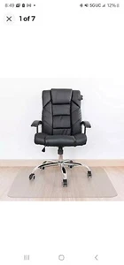 Kuyal Clear Chair Mat, Hard Floor Use, 48" x 36" Transparent Office Home Floo... - Picture 1 of 1