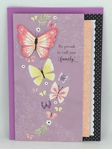 Hallmark Mother's Day Card FAMILY Aunt Cousin Mom Sister Grandma In-law 8x5.5 - Picture 1 of 5