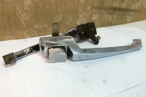 PAIR NOS GENUINE LANCIA EXTERNAL REAR DOOR CHROME HANDLES FLAVIA BERLINA - Picture 1 of 5