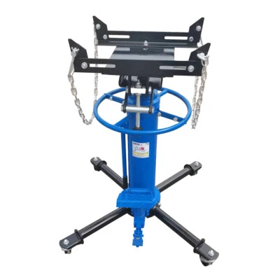 Heavy Duty Dual Stage Gear Box Lift Transmission Jack with Foot Pedal 500kg Load - image 1 of 3