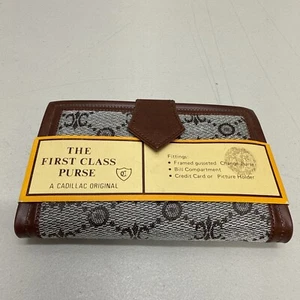 VTG Wallet The First Class Purse A Cadillac Original Change Bills Credit Cards - Picture 1 of 14