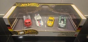 HOTWHEELS PREMIUM COLLECTORS SET GERMAN RACERS PORSCHE NURBURGRING - Picture 1 of 8