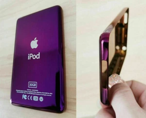 Purple Back Housing Cover Case for iPod Classic6th/7th Video 5/5.5th Thin/Thick - Afbeelding 1 van 6