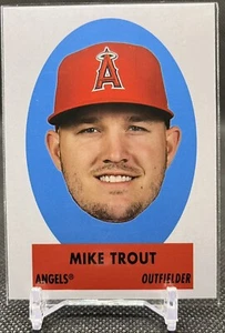 2021 Topps Archives MIKE TROUT 1963 Topps Peel-Offs! - Los Angeles Angels - Picture 1 of 2