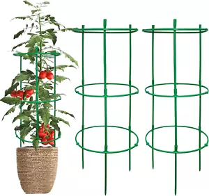 36PCS Plant Support Stakes Half round Plant Stakes for Indoor Plants, Stackable - Picture 1 of 12
