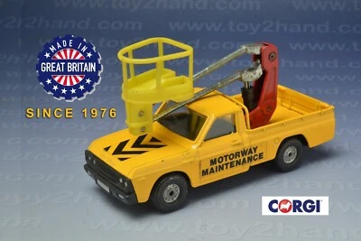 1976 CORGI No.413 MAZDA B1600 MOTERWAY MAINTENANCE TRUCK DIECAST  TOY CAR 1/36 - Image 1 of 4