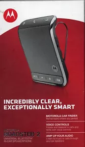 Motorola Roadster 2 Portable Wireless Bluetooth In-Car Speakerphone Visor TZ710 - Picture 1 of 2