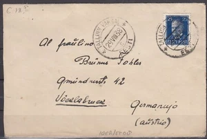 RS25657/ ESTONIA – 1938 – MI # 135 SINGLE ON COVER - Picture 1 of 1