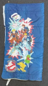 Ghostbusters - Kids Sleeping Bag - 1986 Vintage - WORKING ZIPPER - Picture 1 of 3
