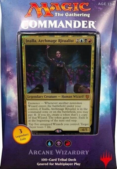 MTG Commander 2017 Arcane Wizardry Deck ENGLISH Sealed NEW L3 - Image 1 of 1