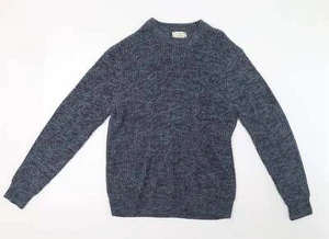 George Mens Blue Acrylic Blend Sweatshirt Size M - Picture 1 of 12