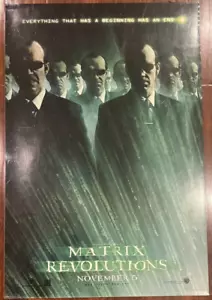 Matrix Revolution Movie Poster 27x40 DS Rare Advance Poster 2003 - Bild 1 von 7