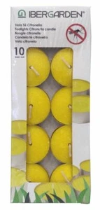 Citronella-Teelichter, 2 x 10 Stück, für den Außenbereich, Citronella-Kerzen NEU - Bild 1 von 1