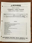 Mitsubishi DP-211R DP-110 DP-610 CD PLAYER Service Manual *Original*