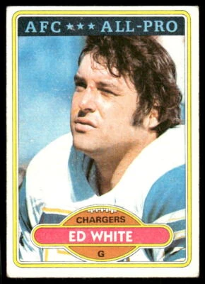 1980 Topps #190 Ed White - POOR - Image 1 of 2