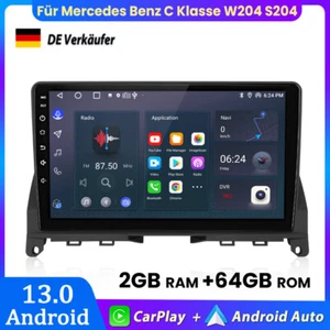 Für Mercedes Benz C-Klasse W204 2006-2011 Carplay Autoradio 2+64GB GPS NAVI UNIT - Bild 1 von 13
