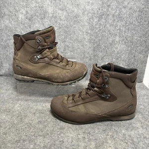 Aku Army Boots Mens Uk 8 Brown British Army Surplus Vibram Leather Lace Up - Picture 1 of 7
