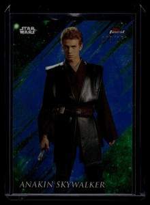 2018 Star Wars Finest Blue Refractor 7 Anakin Skywalker 133/150