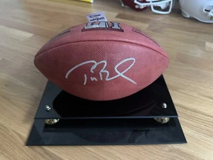 TOM BRADY signed New England Patriots WILSON Super Bowl 51 LI football TRISTAR - Picture 1 of 5