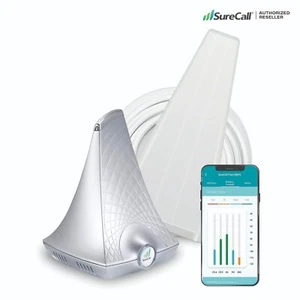 New SureCall Flare iQ Signal Booster - Bluetooth Mobile App,  3500 sqft, 5G/4G  - Photo 1 sur 7