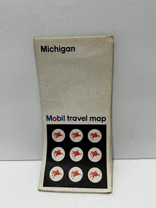 Vintage 1971 michican paper Travel map Mobile - Picture 1 of 5